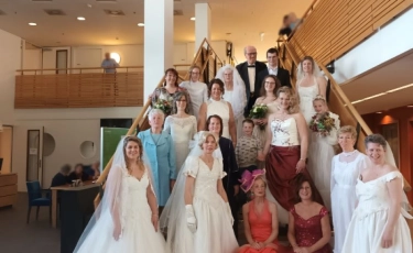 Bruidsmodeshow in Nieuw Rijsenburgh