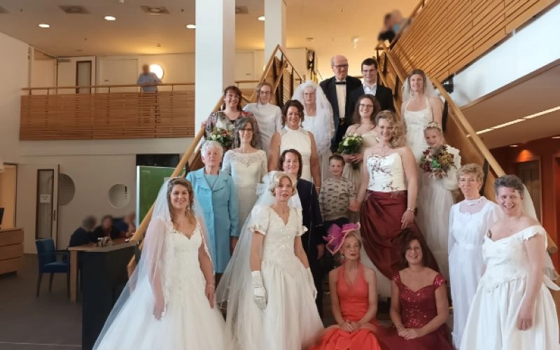 Bruidsmodeshow in Nieuw Rijsenburgh